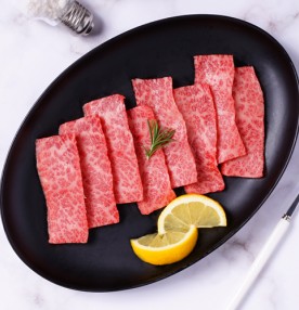 한우1++ 살치살 100g당 20,000원